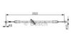 BOSCH 1 987 482 029 Cable, parking brake